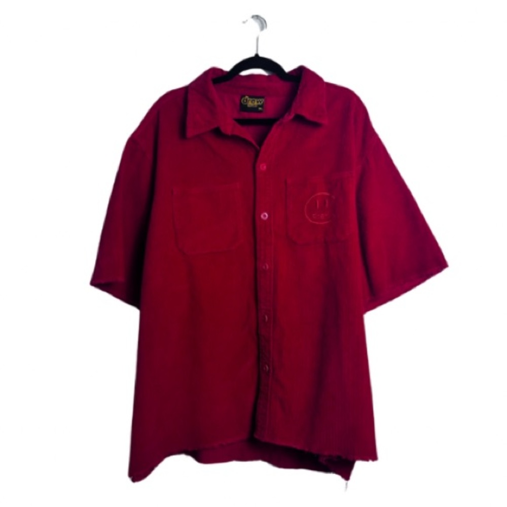 Men’s Red Drew House Corduroy Shirt Size XL